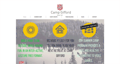 Desktop Screenshot of campgifford.org