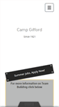 Mobile Screenshot of campgifford.org