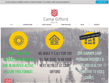 Tablet Screenshot of campgifford.org
